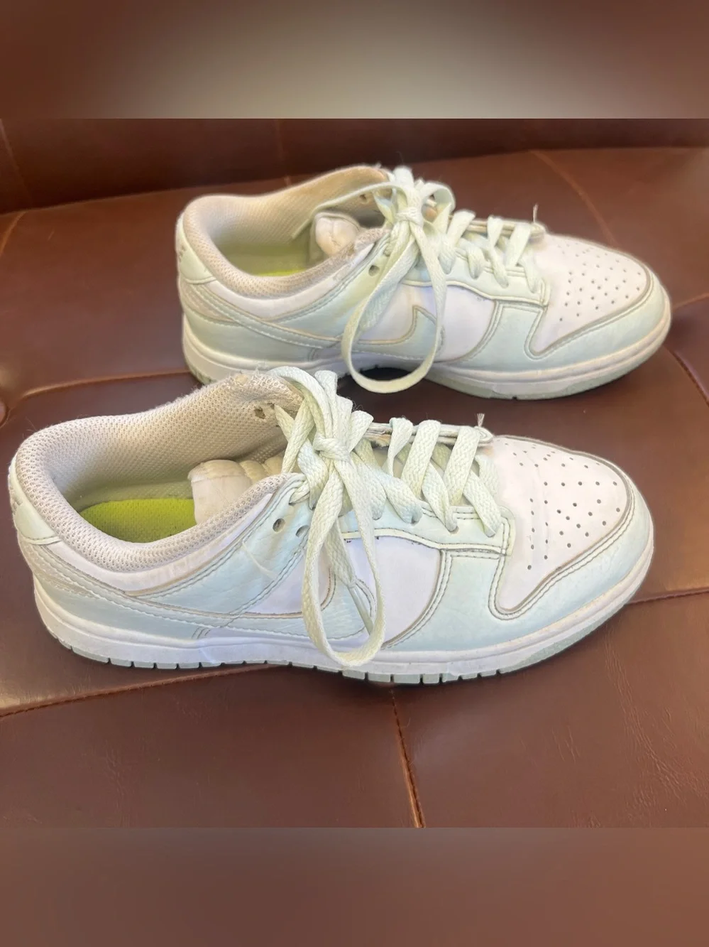 Nike Low-Top Sneakers in Pale Mint/White